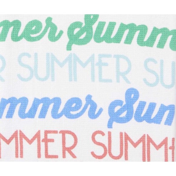 Life is Better in the Summer Kitchen Hand Towel Set 2-Piece Ice Cream Truck NWT - Picture 3 of 3